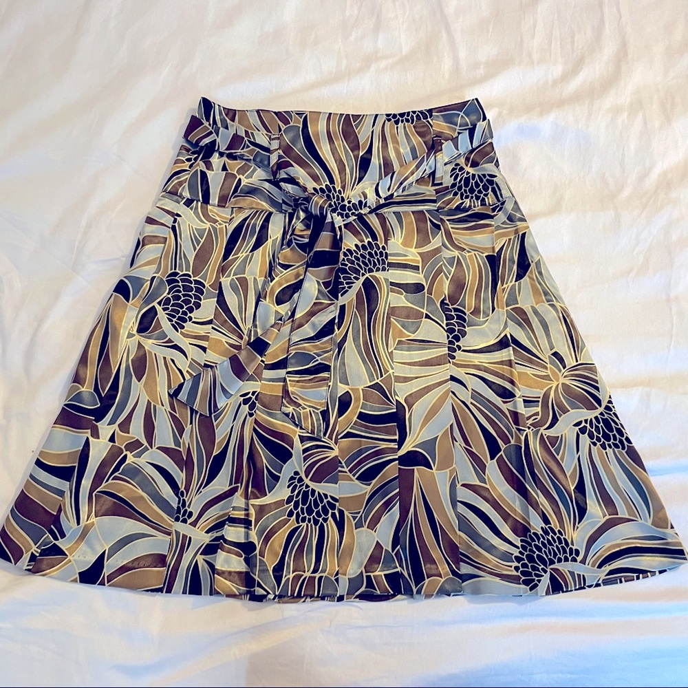 RW&CO floral A-line skirt